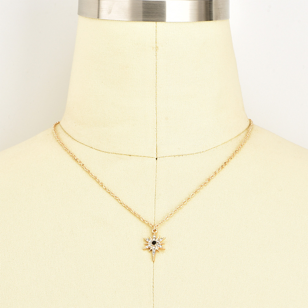 Simple Diamond Starlight Pendant Women's Necklace