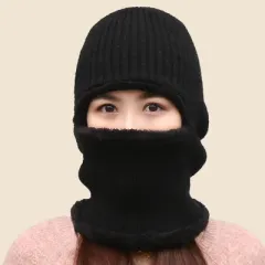 Wool Headset For Middle-Aged And Elderly Women - Black - View 1