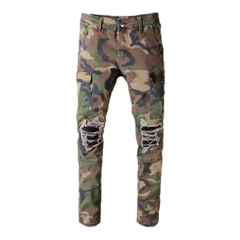 High Street Fashion Ripped Jeans for Men