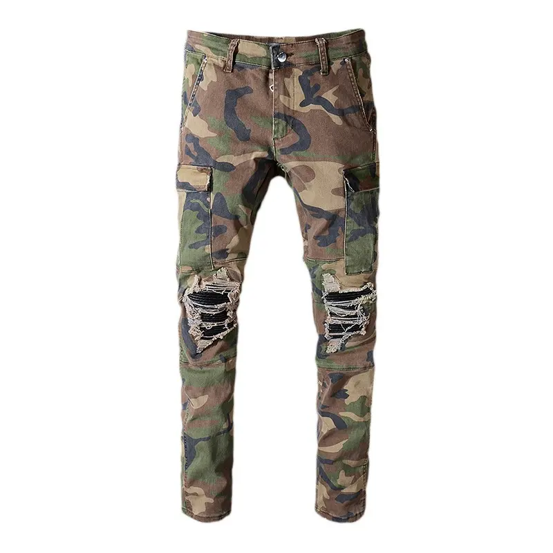 High Street Fashion Ripped Jeans for Men