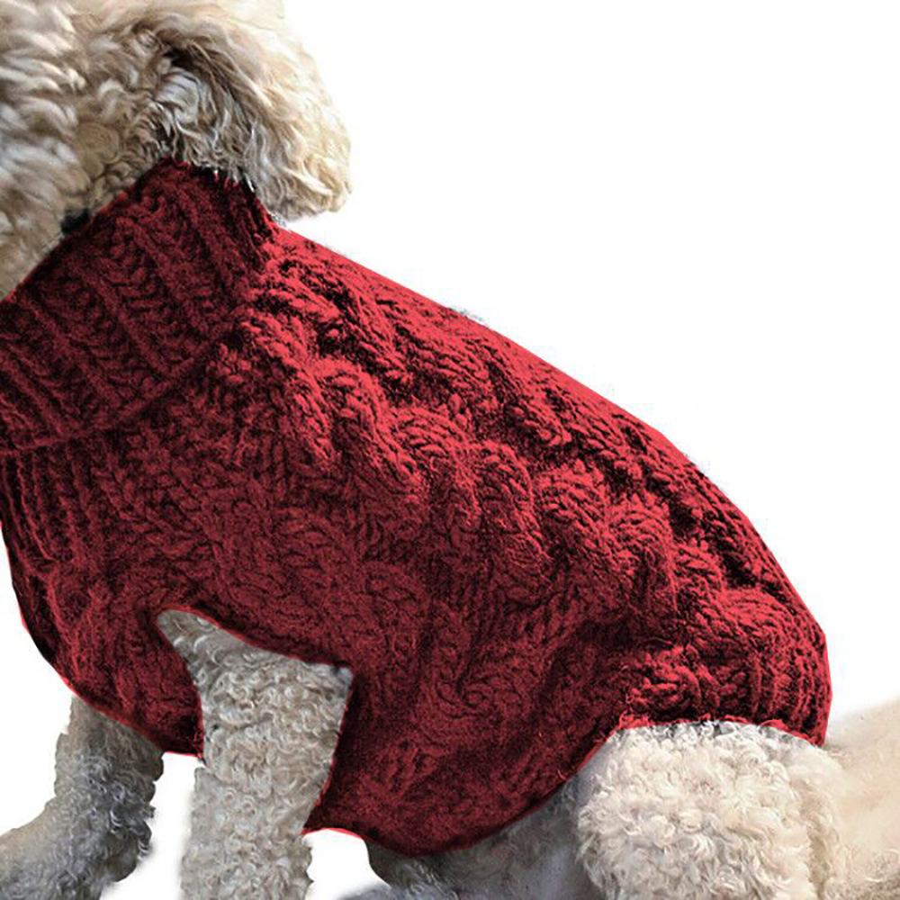 Small And Medium Sized Dog Knitwear Dog Super Cute Clothing Red - Shop at LoveMi