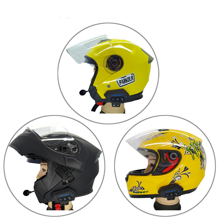 Mobile Bluetooth Motorcycle Helmet Headset - Image 3