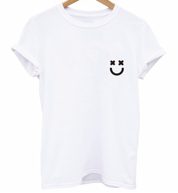 European And American Trend Street English Short Sleeved T Shirt