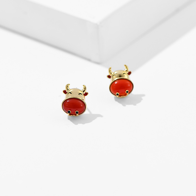 New Year's Zodiac Cattle Pure Tremella Nail