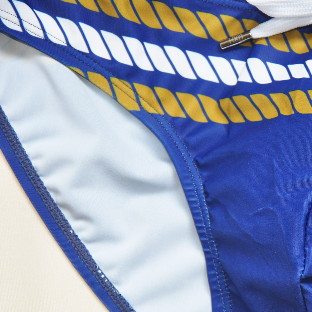 Men's New Rough Print Fashion Sexy Triangle Swimming