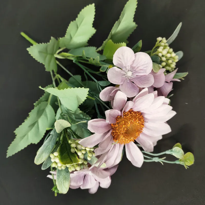 European-Style Fake Flower Home Decoration Sun Lotus - Sun Lotus Bean Paste