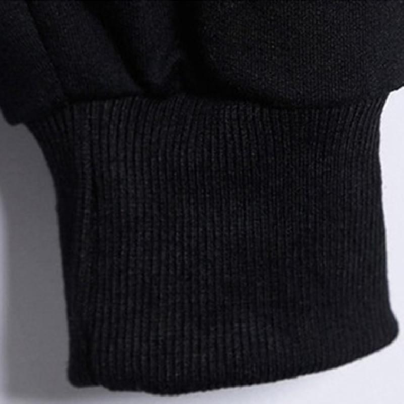 Solid Color Fashionable Long Sleeve Bee Print Hoodie