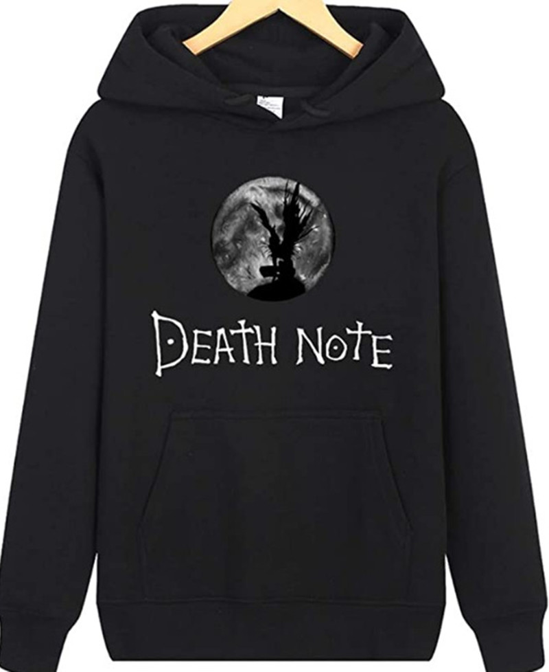 Print Loose - fitting Fleece Hoodie With Long Sleeves