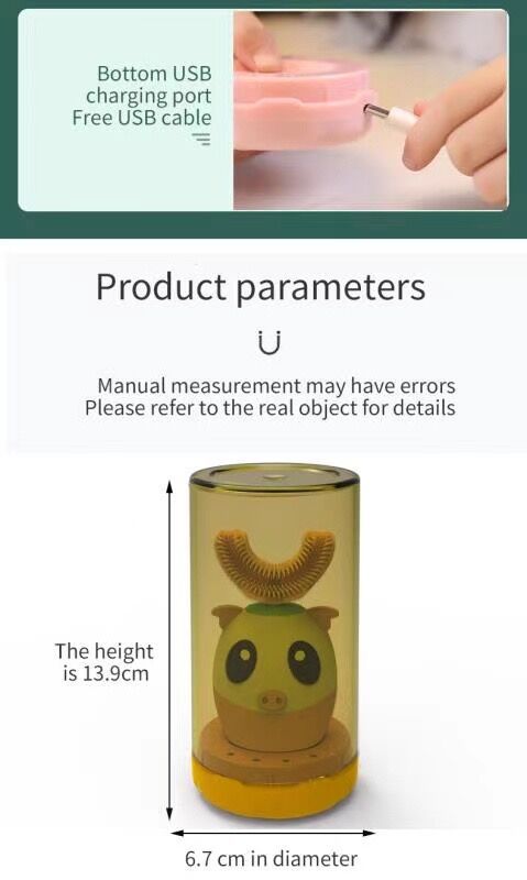 Rechargeable U-shaped Dental Instrument For Children