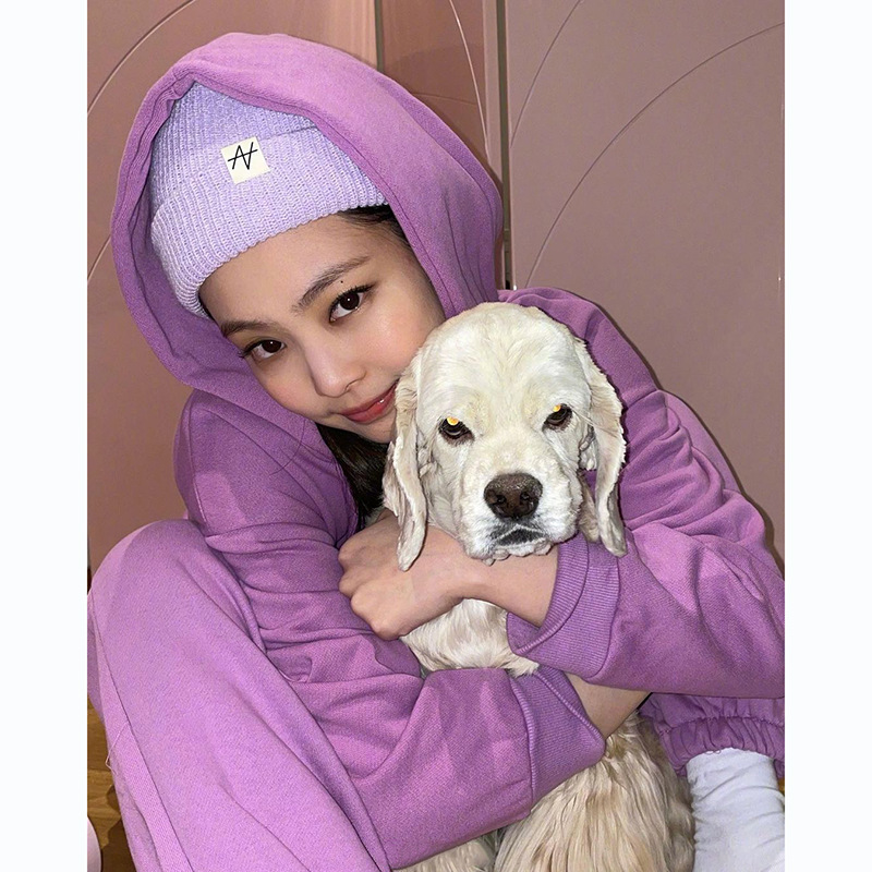 Ataro Purple Hooded Hoodie Top Belted Sweatpants