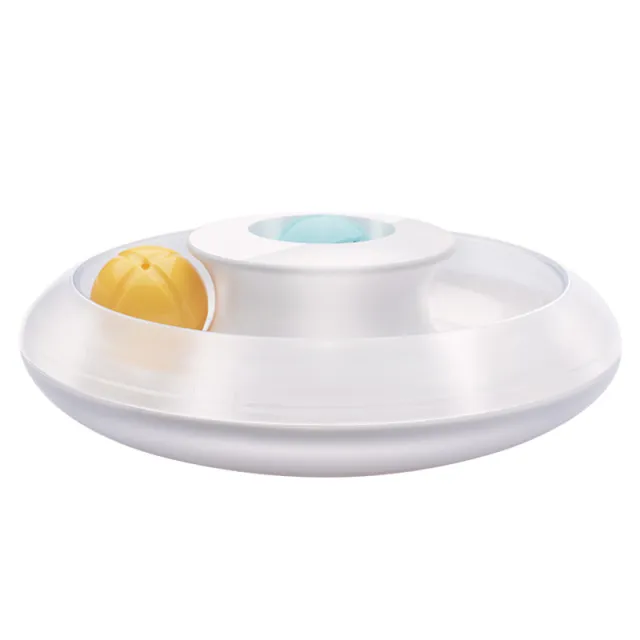 Simple Funny Cat Dribbling Catnip Toy Training Ball White - Shop at LoveMi