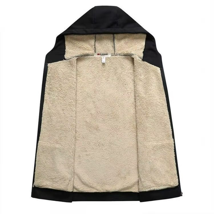 Hooded Sports Casual Cardigan Warm Jacket