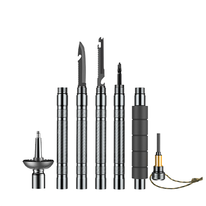 Снаряжение трости с ножом для выживания в полевых условиях