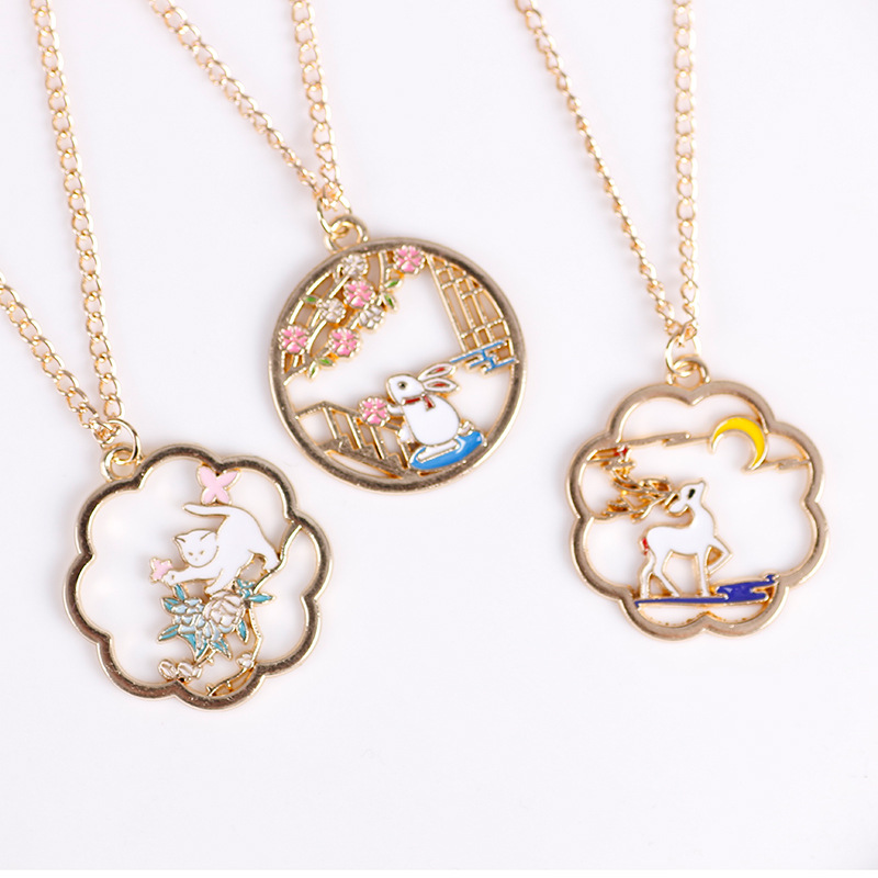 Simple And Fashionable Lace Fawn Necklace