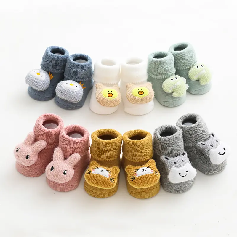 Baby Slip Socks With Plush And Thick
