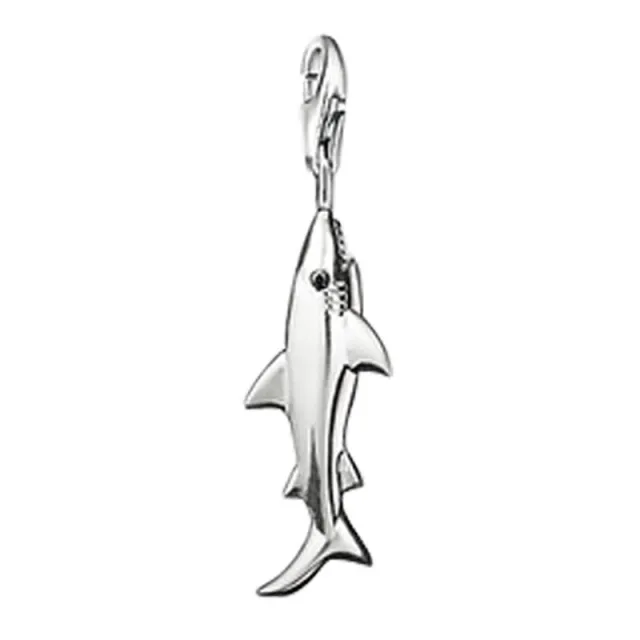 Small Shark Lobster Catch Pendant DIY Versatile Fashion Accessories Silver - Shop at LoveMi