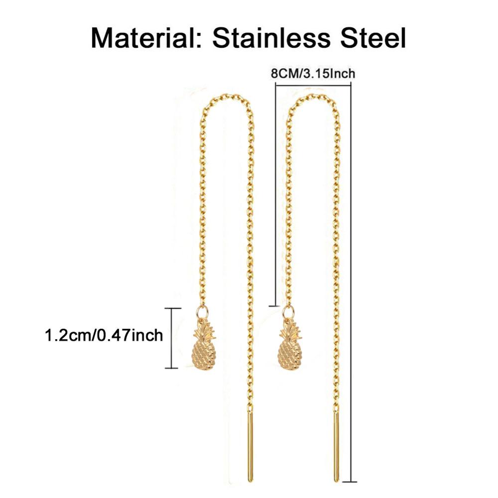 Pineapple Ear Line Female Long Temperament Design