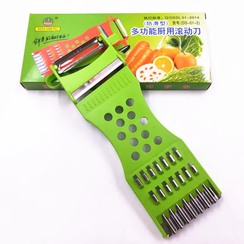 Thickened Multifunctional Peeler Stainless Steel Peeler - Green