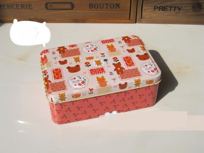 Hot Selling Small Stationery Storage Tin Box