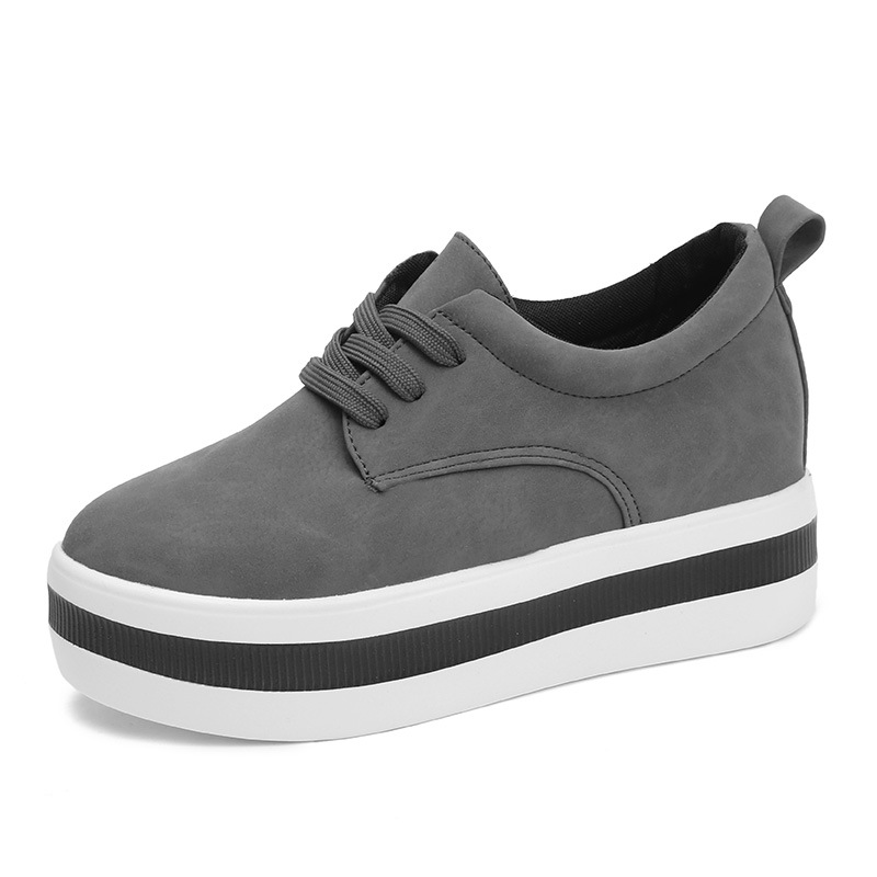 All-match Korean Style Increased Casual Student Breathable Shoes
