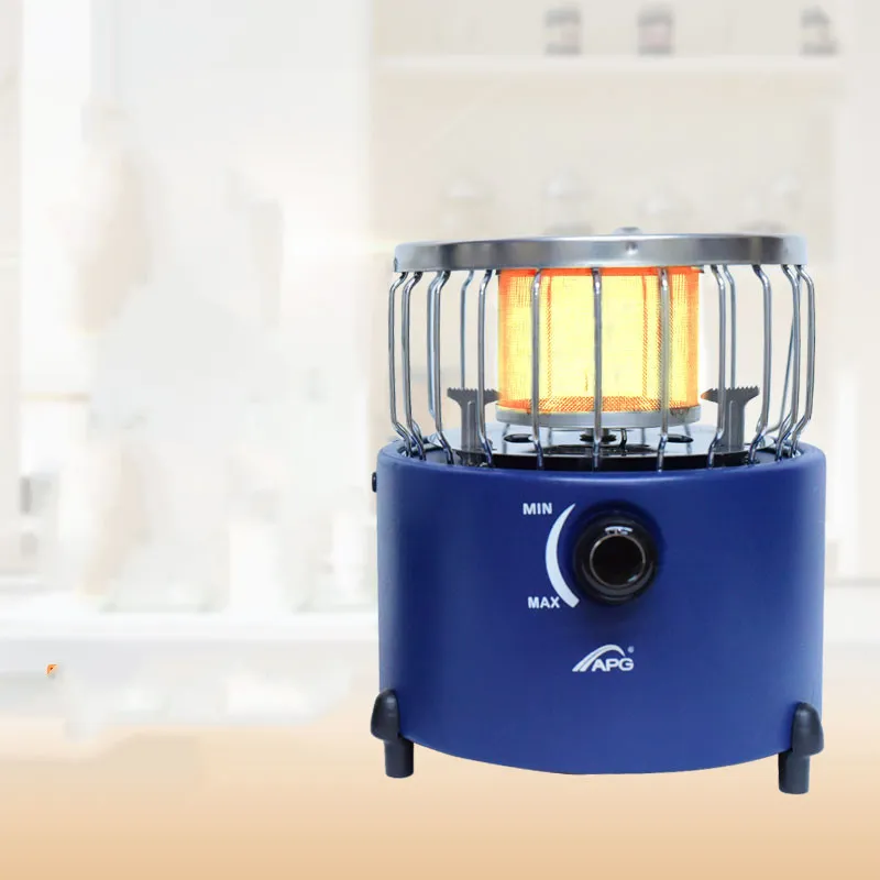 Mini Ice Fishing Heater Outdoor Portable Heater - Blue