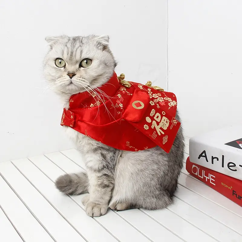Autumn And Winter Chinese Style Pet Supplies Cat Tang Suit