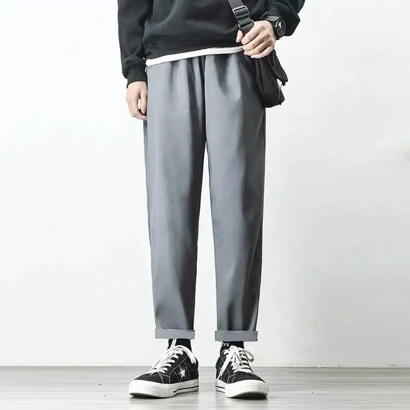 Casual Trousers Men's Fat Plus Fat Plus Size Suit Pants