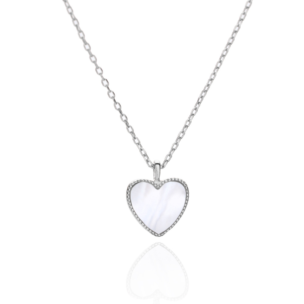 Heart Pendant Fashion Temperament Shell Necklace