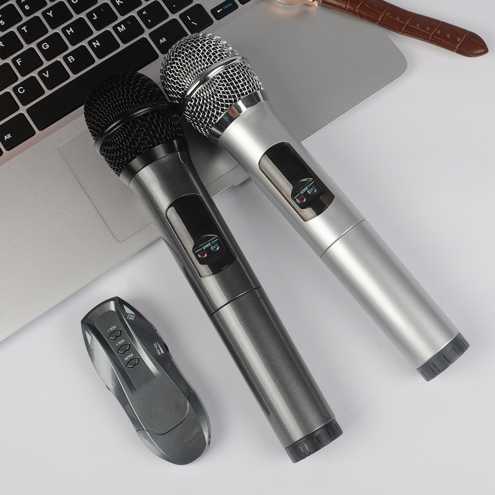 Home Ane For Two Bluetooth K Song Recording Dynamic Wireless Microphone - Image 5