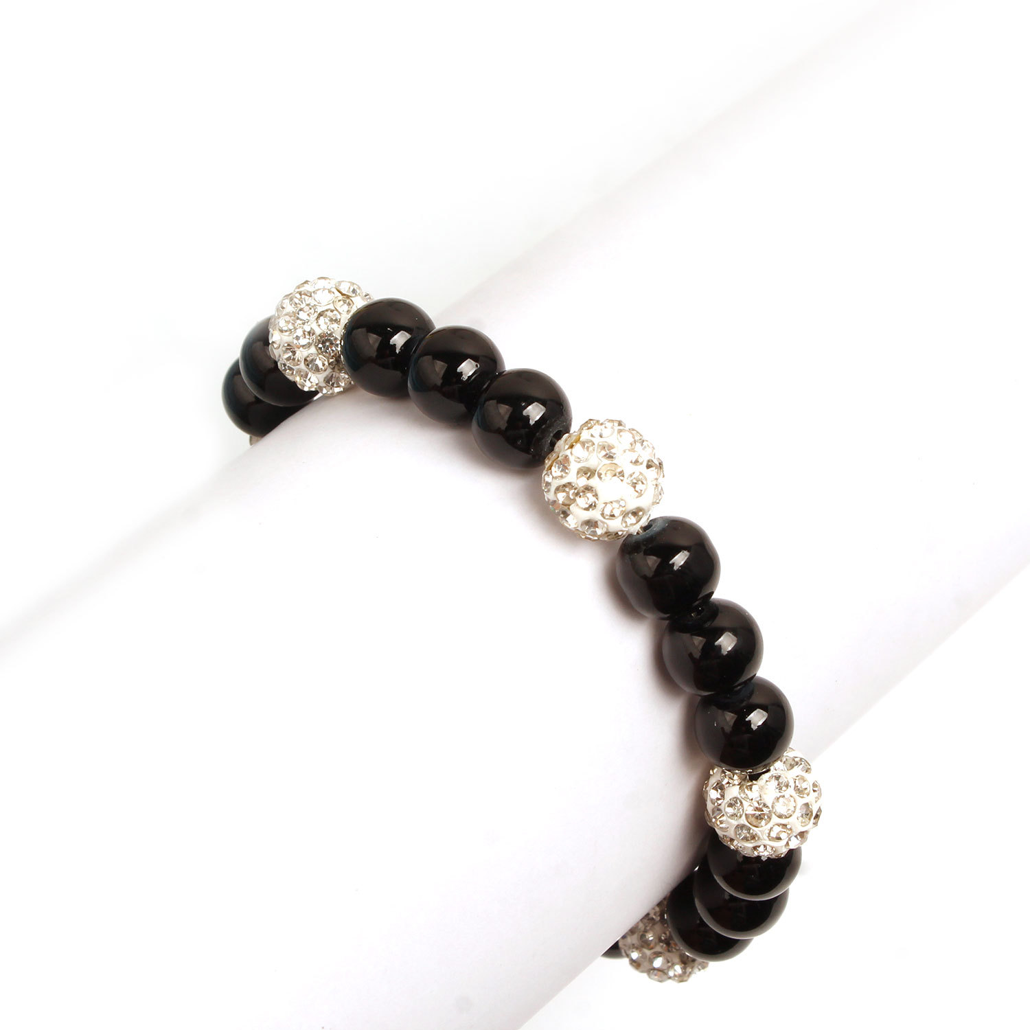 Exquisite Glass Pearl Simple Pendant Bracelet