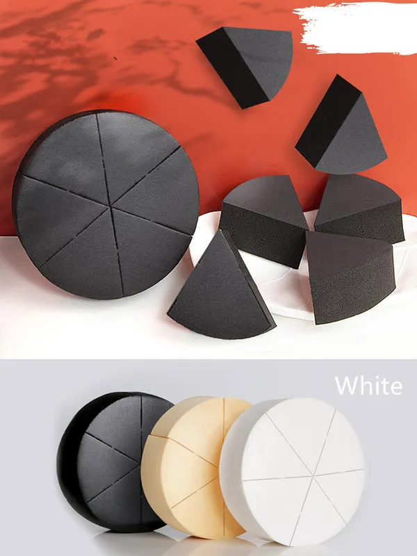 Cosmetic Egg Sponge Dry Wet Storage Box Cosmetic Ball - White
