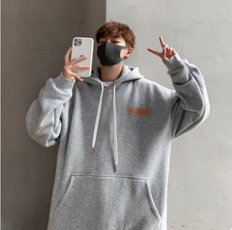 Hong Kong Style Hooded Sweater Loose Trend All-match