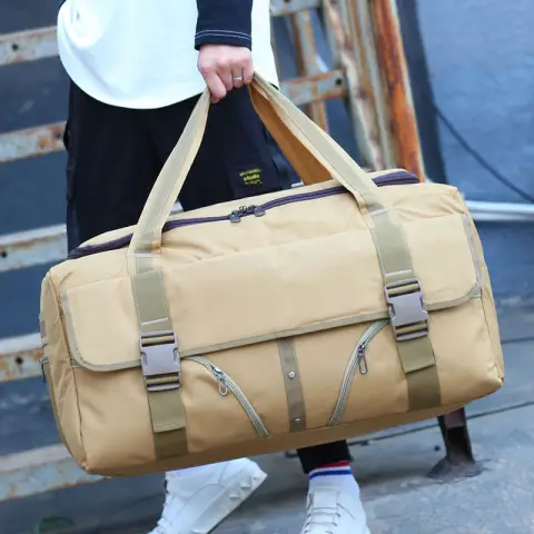 Male Student Duffel Bag Luggage Bag Checked Bag Moving