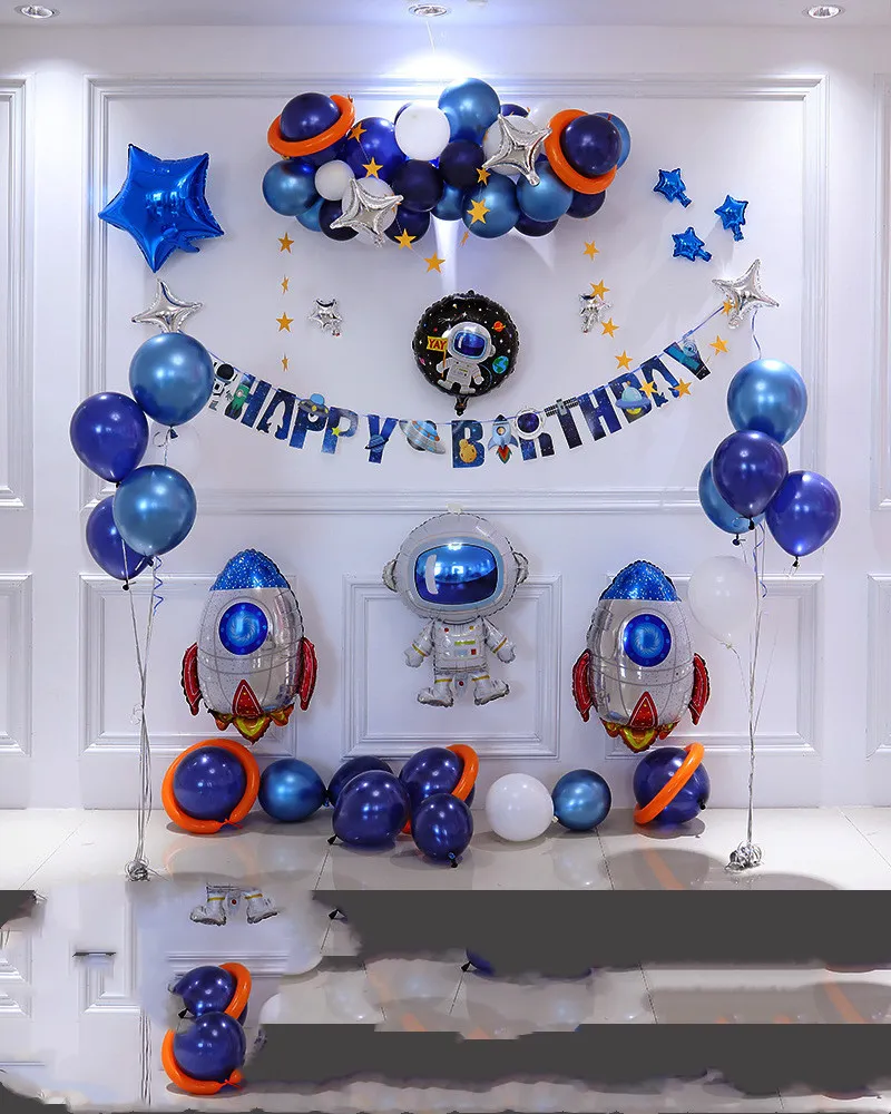 Nordic Style king Birthday Suit kids Party Decoration - 4Style