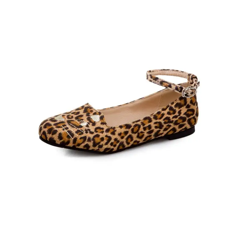 Cat Shoes Suede Flat Small Size Single Shoes
