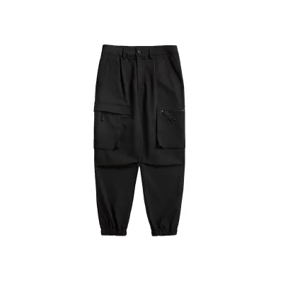 Solid Color Loose Big Pockets and Three-Dimensional Overalls