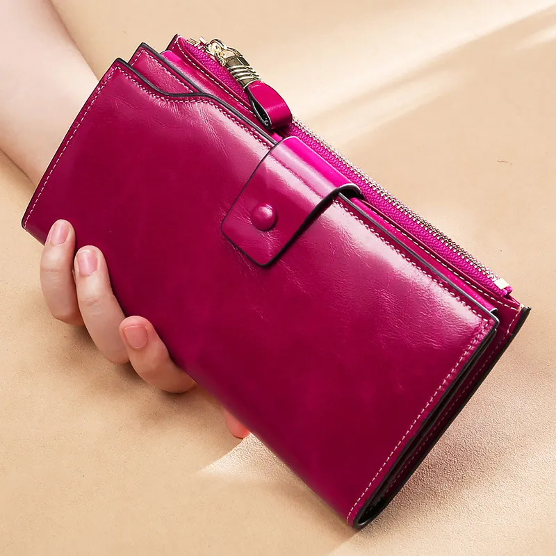 Clutch, Coin Bag, Women's Card Holder, Bill Holder, Long Wallet - Purple