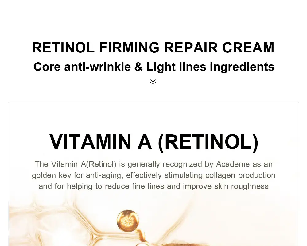 Retinol Compacts To Relieve Aging And Exfoliating Cream