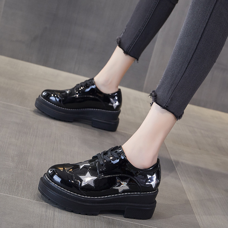 Light Platform Shoes For Women With Thick Soles For Spring 