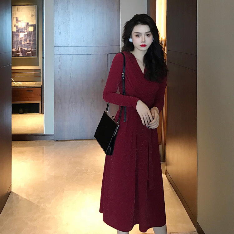 Retro Skirt Super Fairy Over The Knee French Niche Dress Women