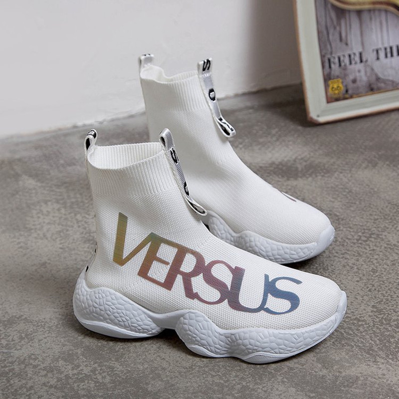 Sports All-match Socks Shoes High-top Elastic Socks Boots