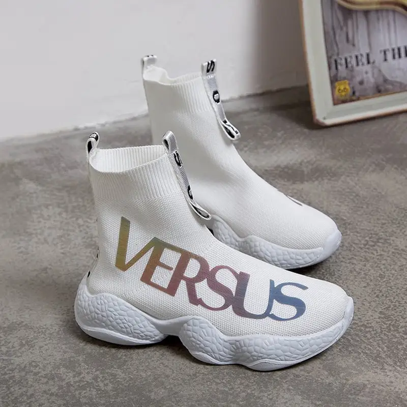 Sports All-match Socks Shoes High-top Elastic Socks Boots