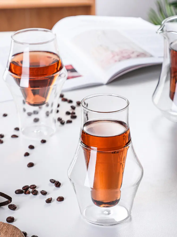 High Borosilicate Heat Resistant Coffee Cup