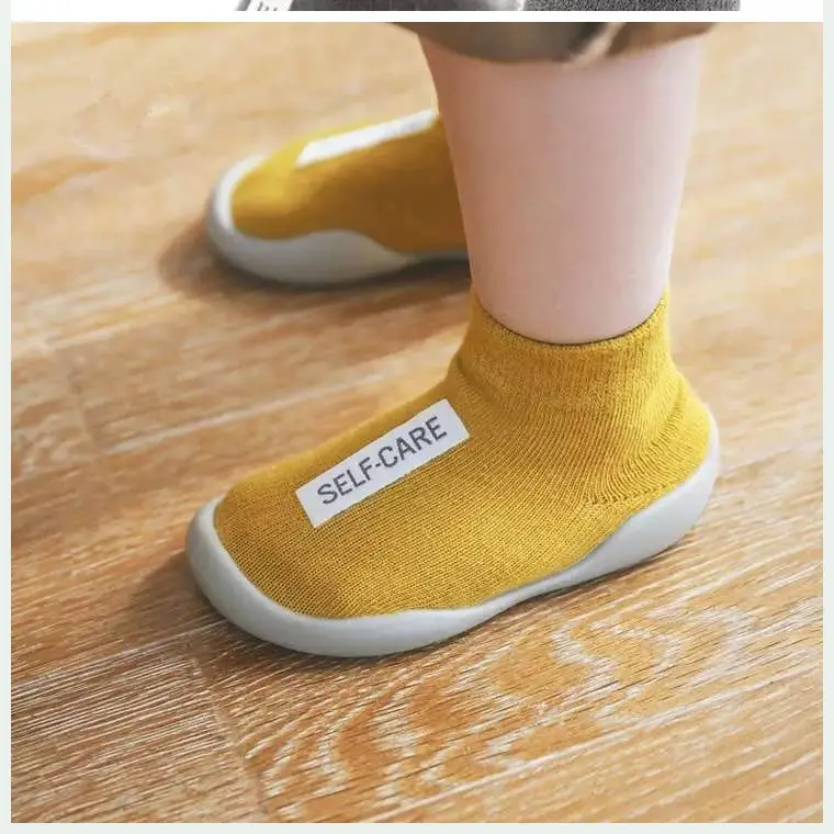 Wear Socks and with Soles for One Year Old
