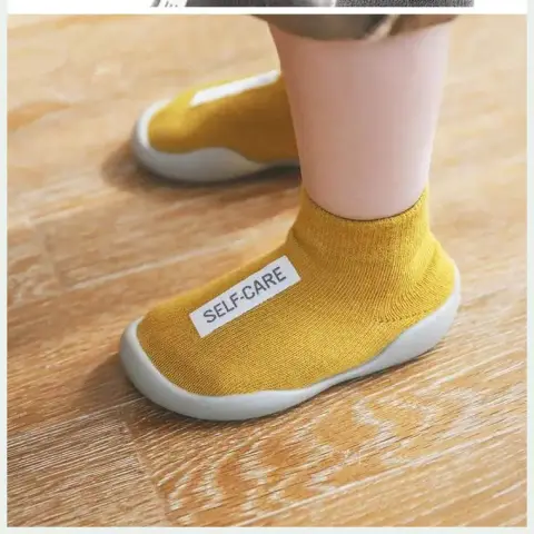 Wear Socks and with Soles for One Year Old