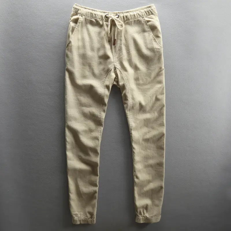 Spring And Summer Men's Casual Linen Pants