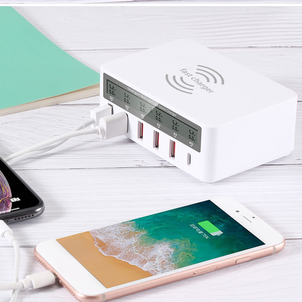 Charger USB Smart Phone Charging Row Plug