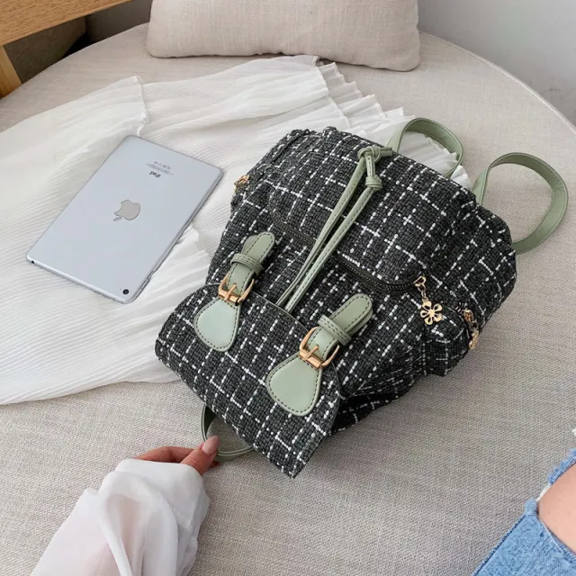 Korean Female Bag Girl Fashion Single Shoulder Backpack Green - Shop at LoveMi