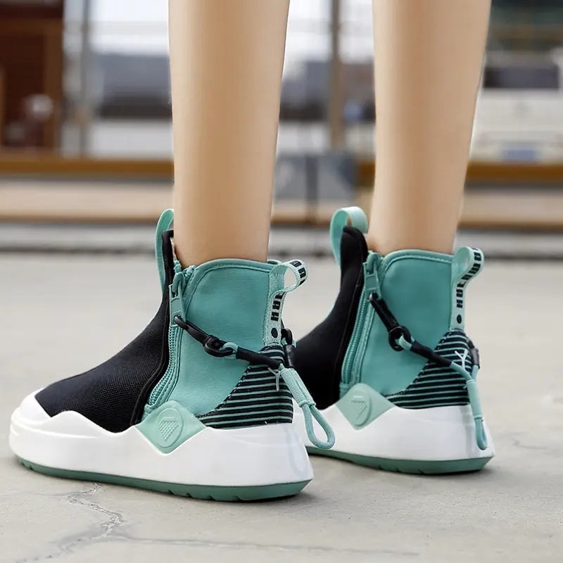 Net Red Women's Shoes Mesh Socks Sneakers