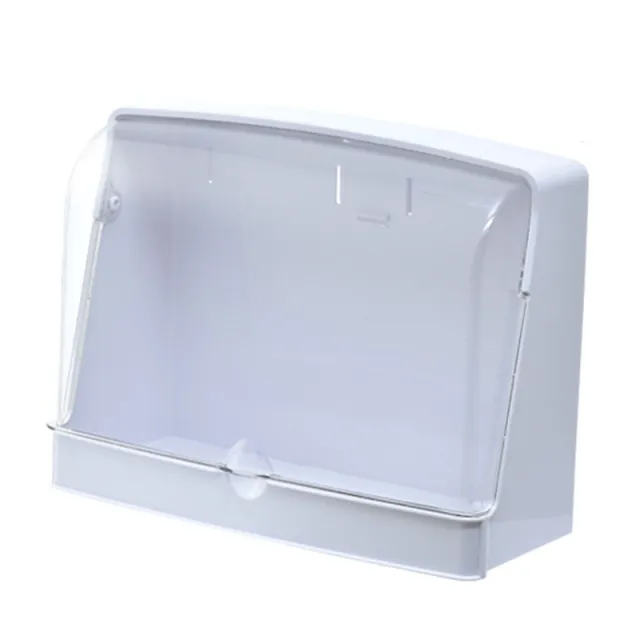 Multifunctional Wall Mounted With Cover Dustproof Waterproof And Transparent White - Shop at LoveMi